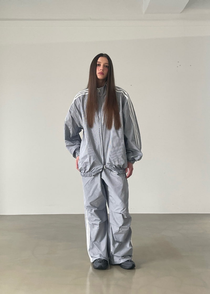 Another Avenue - Korean Women Fashion - #thatsdarling - Three Lines Check Pants - 8