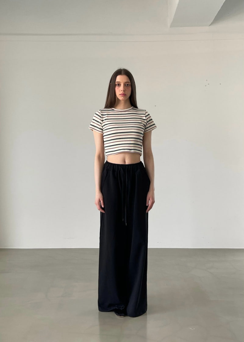 Another Avenue - Korean Women Fashion - #shopsmall - Popo Crop Tee - 4