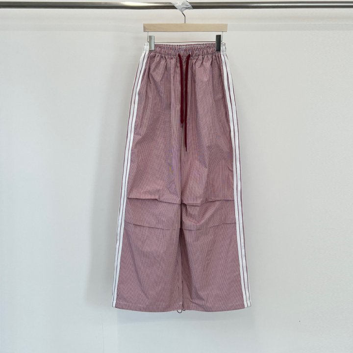 Another Avenue - Korean Women Fashion - #vintagekidsstyle - Three Lines Check Pants - 3