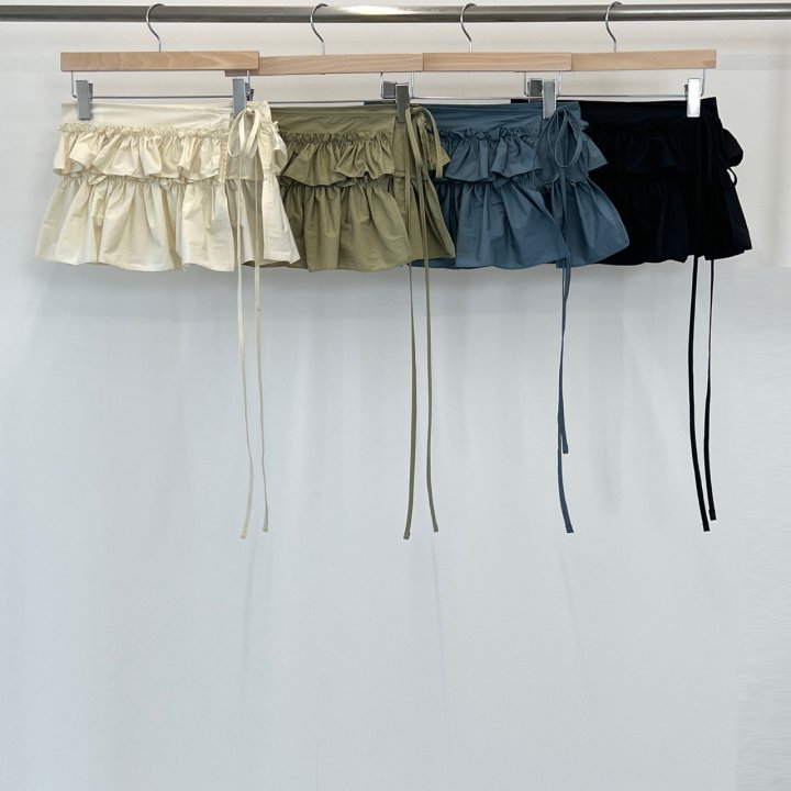 Another Avenue - Korean Women Fashion - #vintagekidsstyle - Peanut Wrap Skirt