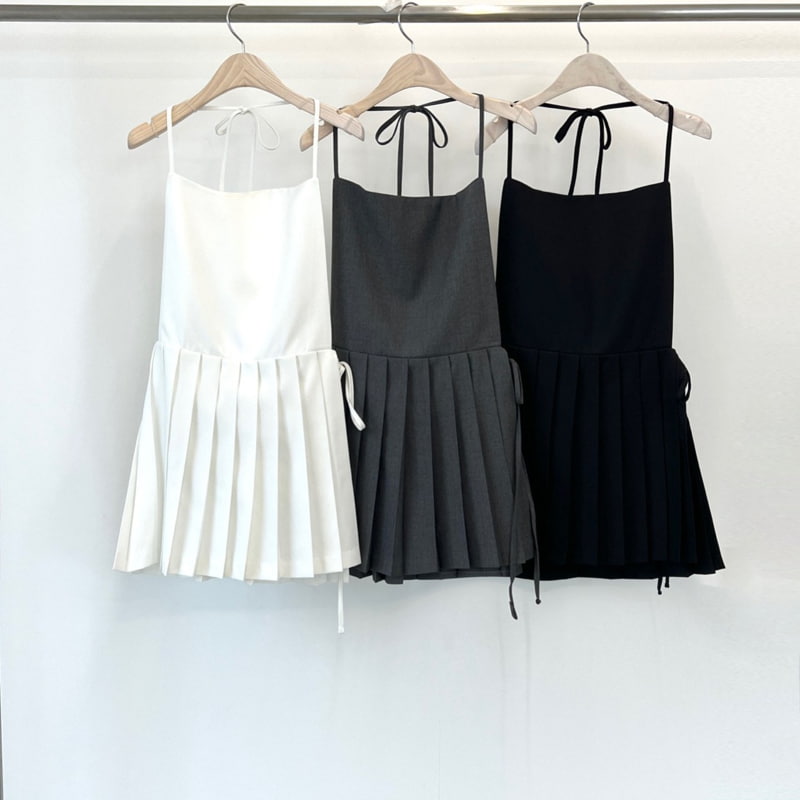 Another Avenue - Korean Women Fashion - #womensfashion - Satter Pleats One-piece