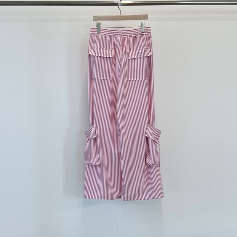Another Avenue - Korean Women Fashion - #womensfashion - Stripe Pocket Pants - 5