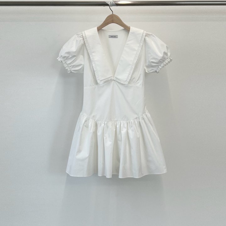 Another Avenue - Korean Women Fashion - #womensfashion - V Neck Collar One-piece - 3