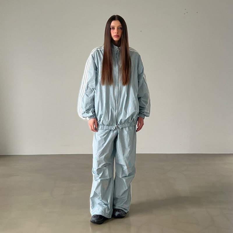 Another Avenue - Korean Women Fashion - #womensfashion - Three Lines Check Pants - 11