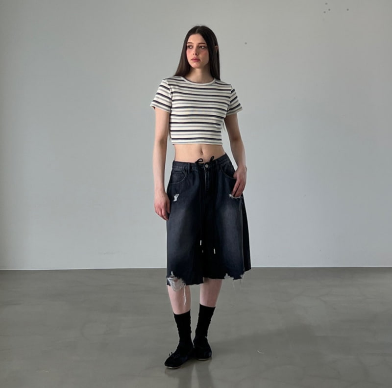Another Avenue - Korean Women Fashion - #womensfashion - Popo Crop Tee - 7
