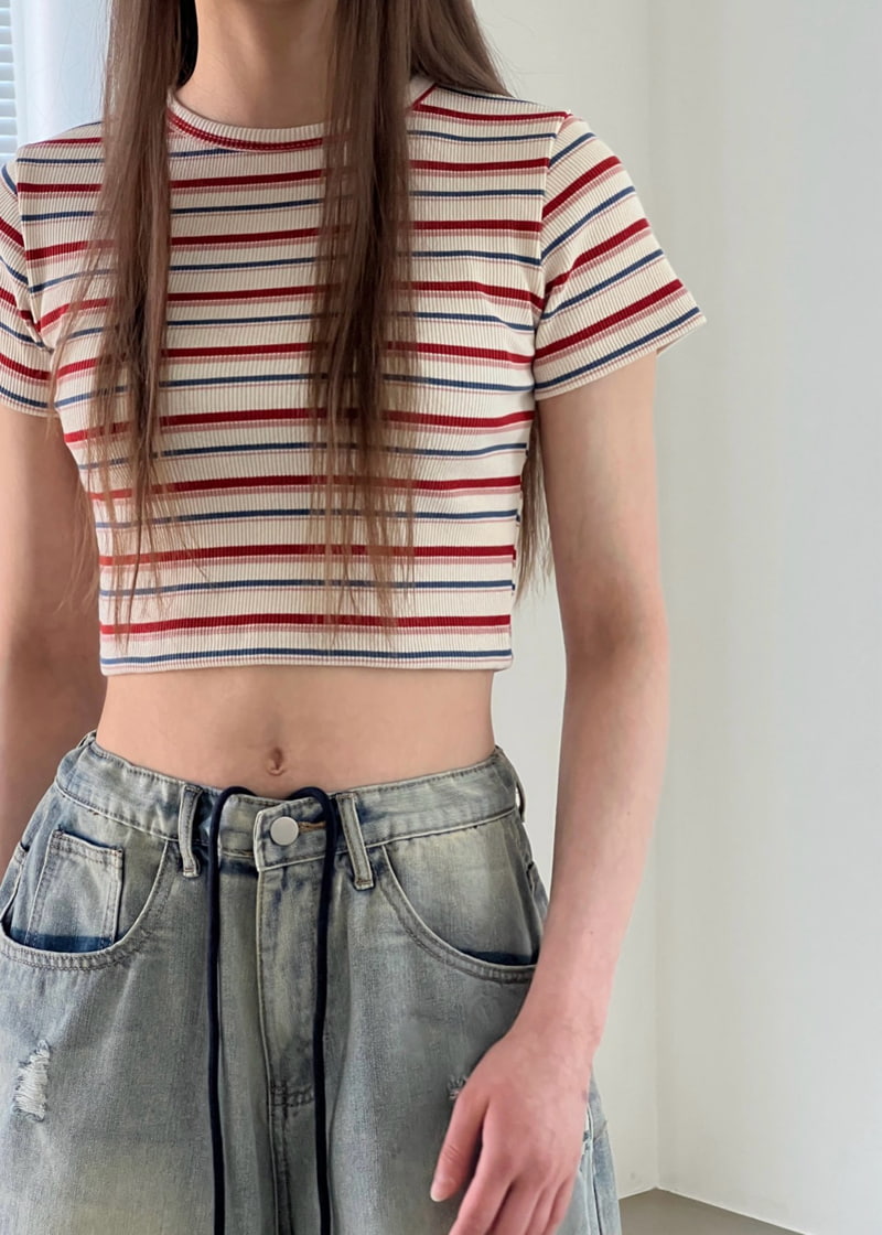 Another Avenue - Korean Women Fashion - #womensfashion - Popo Crop Tee - 9