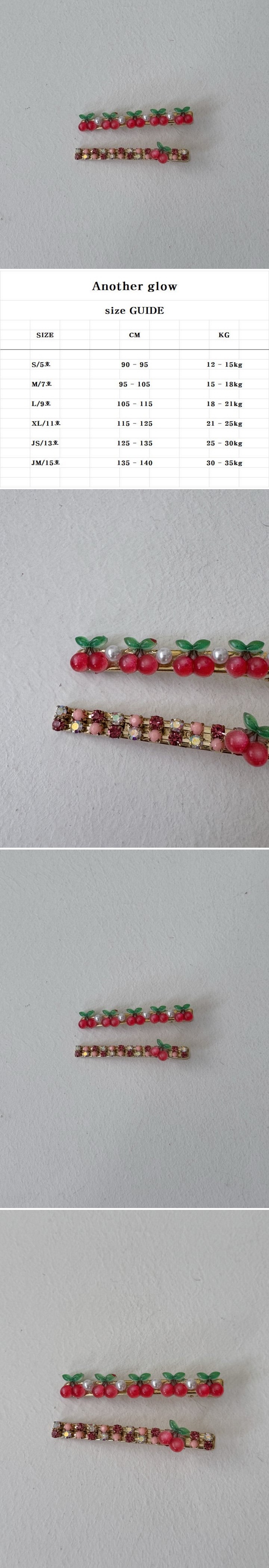 Anotherglow - Korean Children Fashion - #toddlerclothing - Cherry Hairpin Set