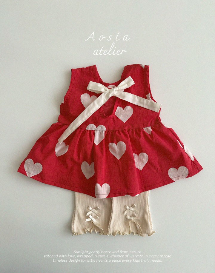 Aosta - Korean Baby Fashion - #babyboutique - Heart Blouse - 11