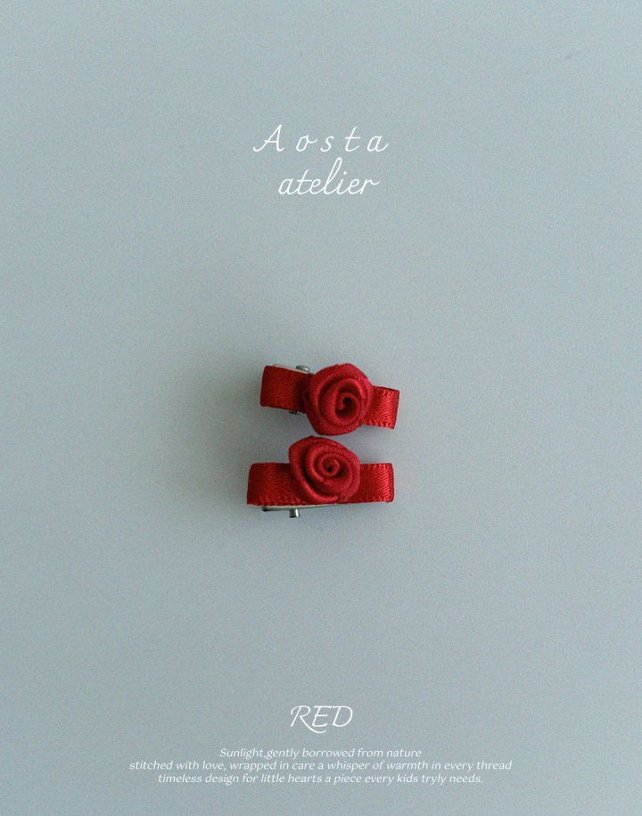 Aosta - Korean Baby Fashion - #babyboutique - Mini Rose Pin - 5