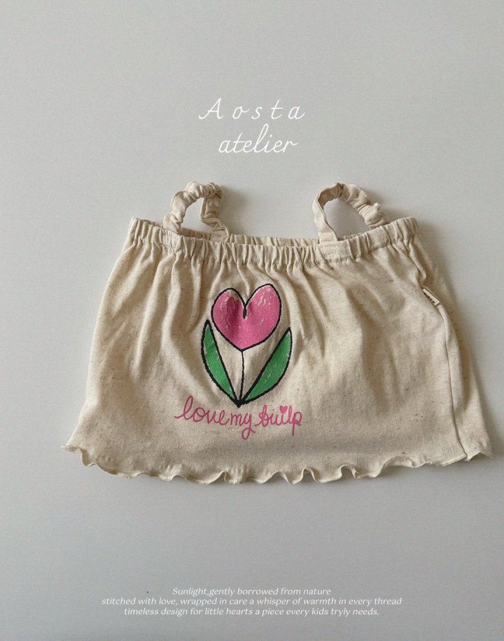 Aosta - Korean Baby Fashion - #babyboutique - Linen Tulip Blouse - 2