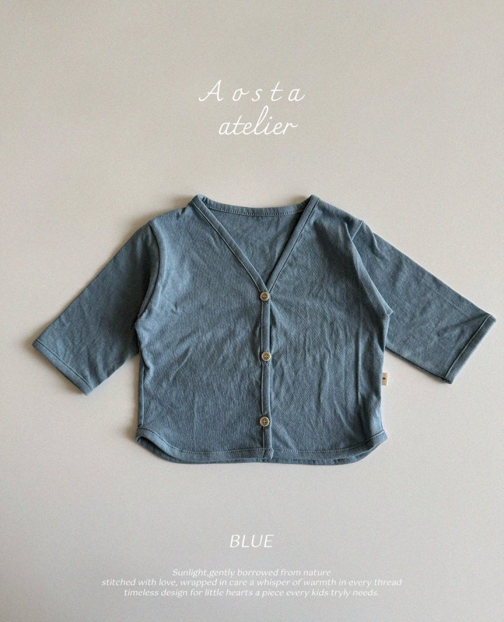 Aosta - Korean Baby Fashion - #babyboutique - Linen Cardigan - 10