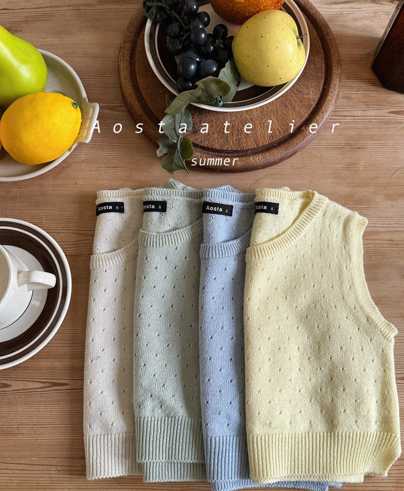 Aosta - Korean Baby Fashion - #babyboutique - Knit Manny Tee - 3