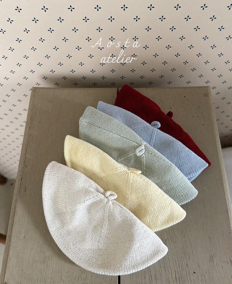 Aosta - Korean Baby Fashion - #babyboutique - Knit Beret - 2