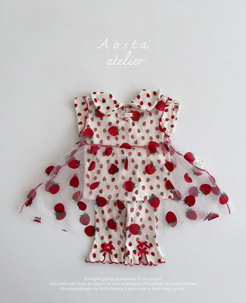 Aosta - Korean Baby Fashion - #babyboutique - Rib Collar Tee - 12