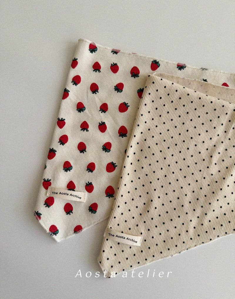 Aosta - Korean Baby Fashion - #babyboutique - Rib Scarf - 10