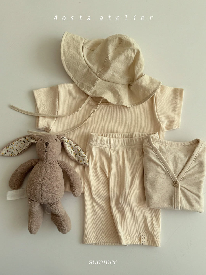 Aosta - Korean Baby Fashion - #babyboutique - Rib Short Sleeve Tee - 8