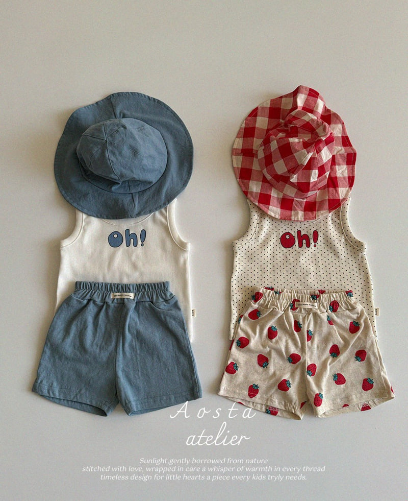 Aosta - Korean Baby Fashion - #babyboutique - Rib Oh Sleeveless - 4