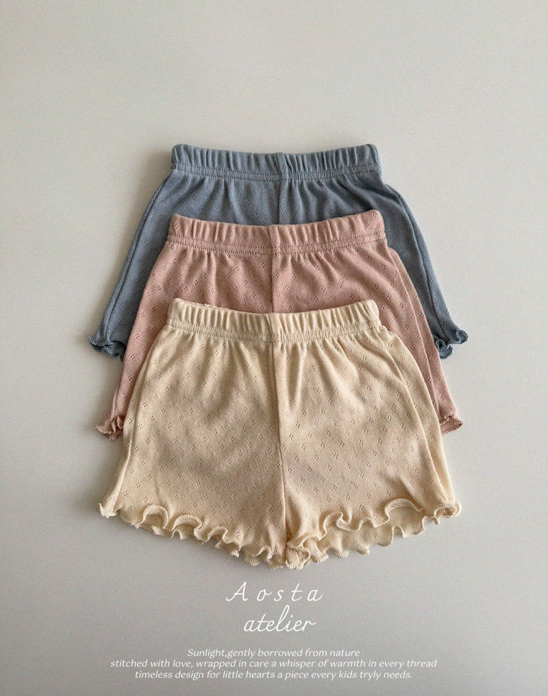 Aosta - Korean Baby Fashion - #babyboutique - Camellia Short Pants