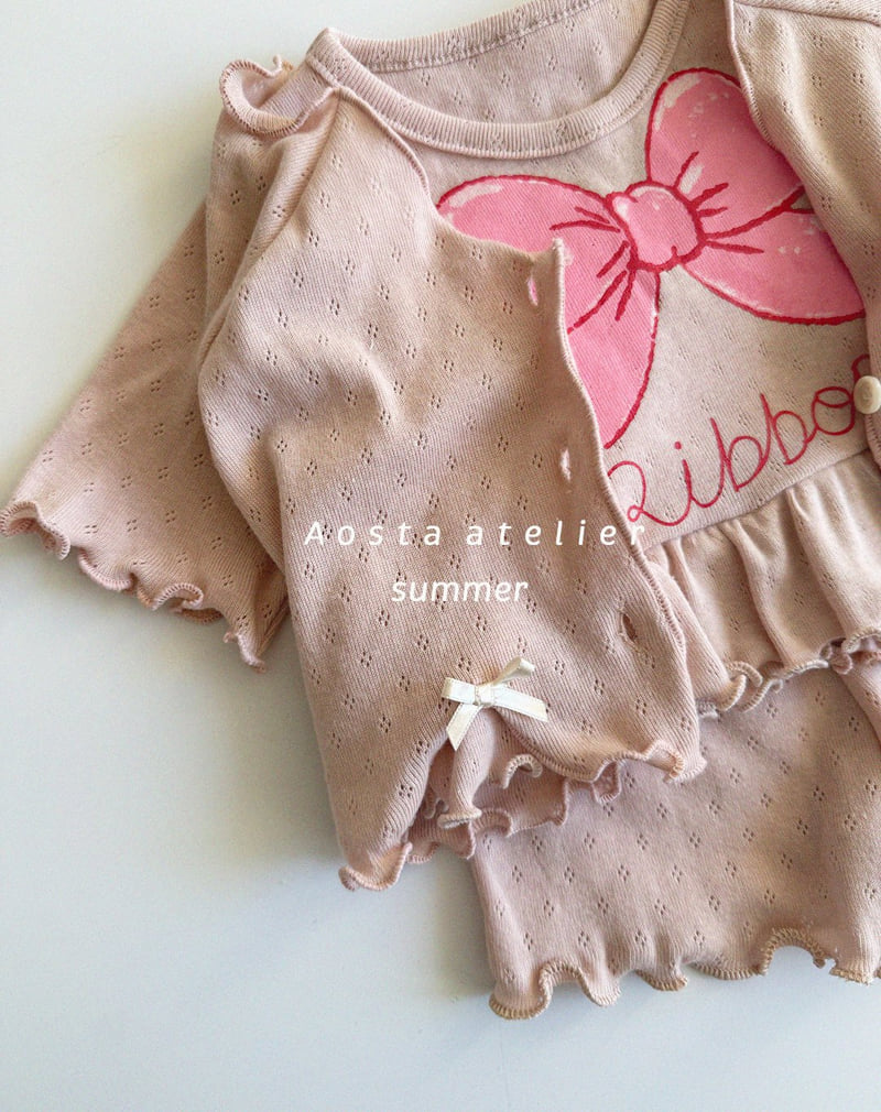 Aosta - Korean Baby Fashion - #babyboutique - Camellia Cardigan - 12