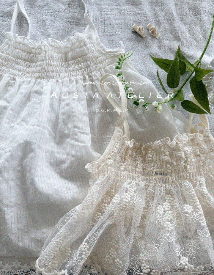 Aosta - Korean Baby Fashion - #babyboutiqueclothing - Lace Dress - 7