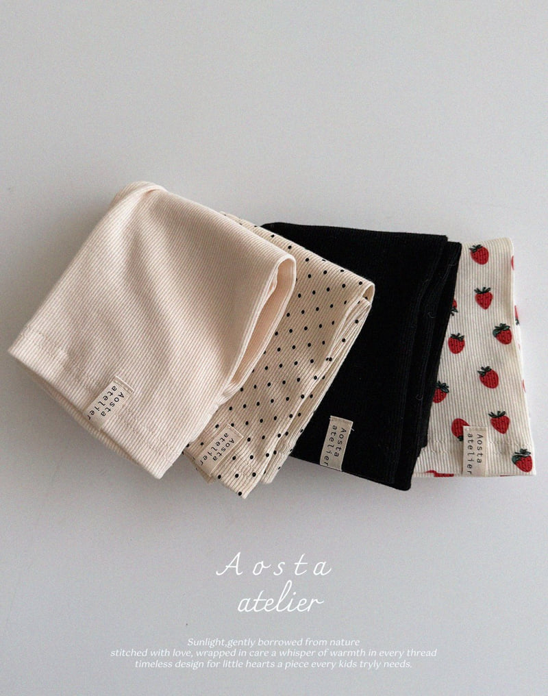 Aosta - Korean Baby Fashion - #babyboutiqueclothing - Rib Biker Pants - 7