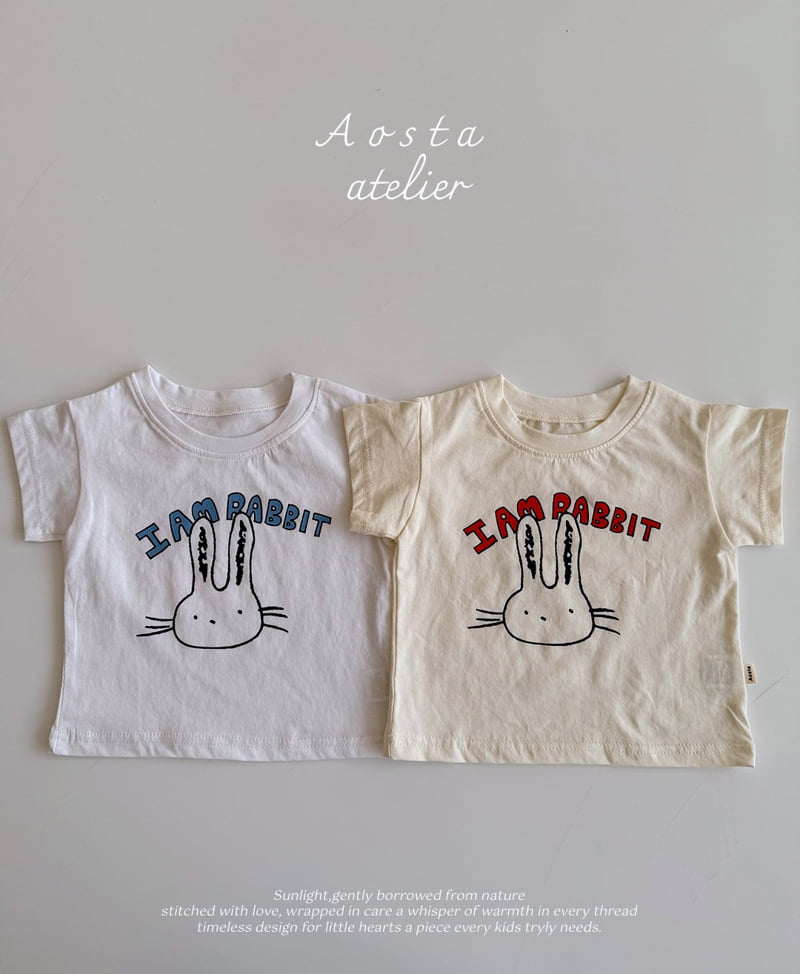 Aosta - Korean Baby Fashion - #babyboutiqueclothing - Rabbit Tee