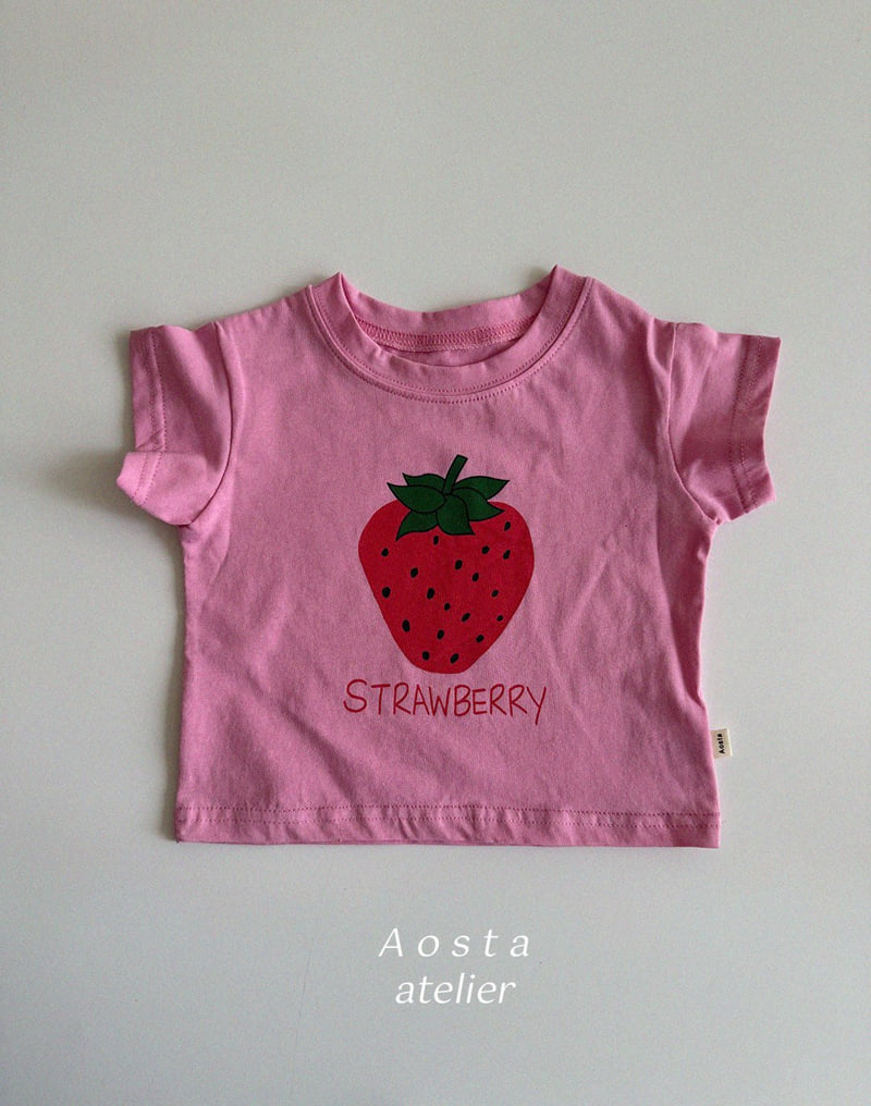 Aosta - Korean Baby Fashion - #babyboutiqueclothing - Strawberry Tee - 10