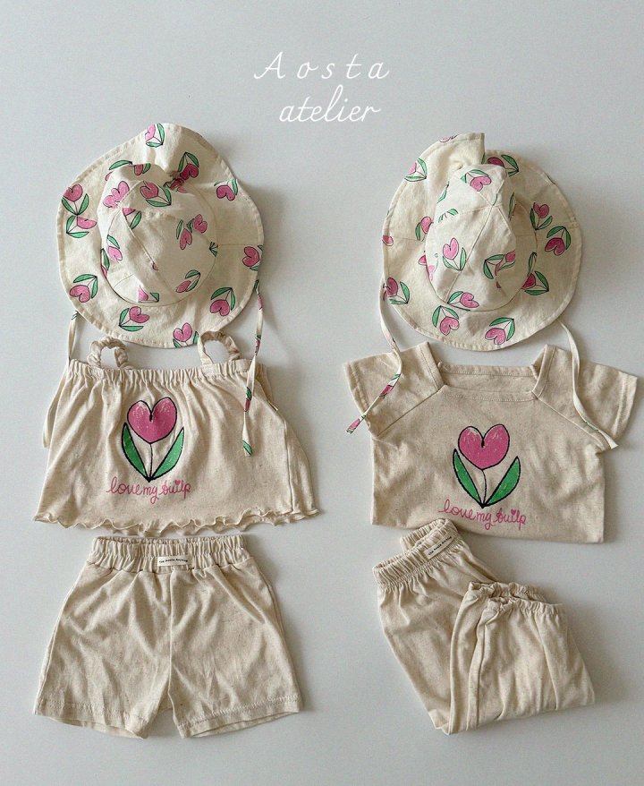 Aosta - Korean Baby Fashion - #babyclothing - Linen Tulip Tee - 5