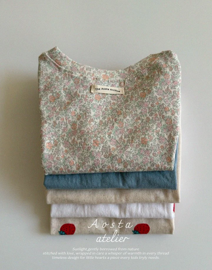Aosta - Korean Baby Fashion - #babyclothing - Linen Tee - 2