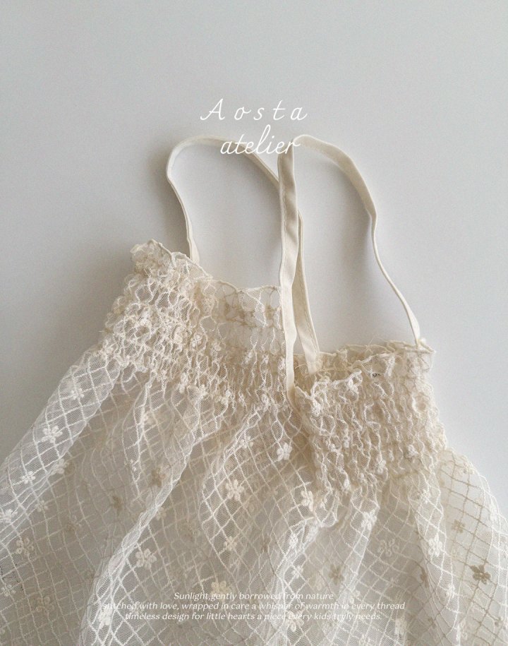 Aosta - Korean Baby Fashion - #babyclothing - Lace Dress - 8