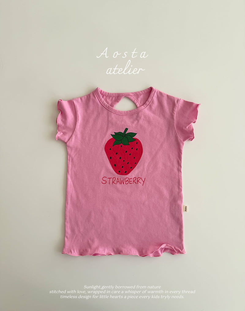 Aosta - Korean Baby Fashion - #babyclothing - Strawberry One-piece - 10