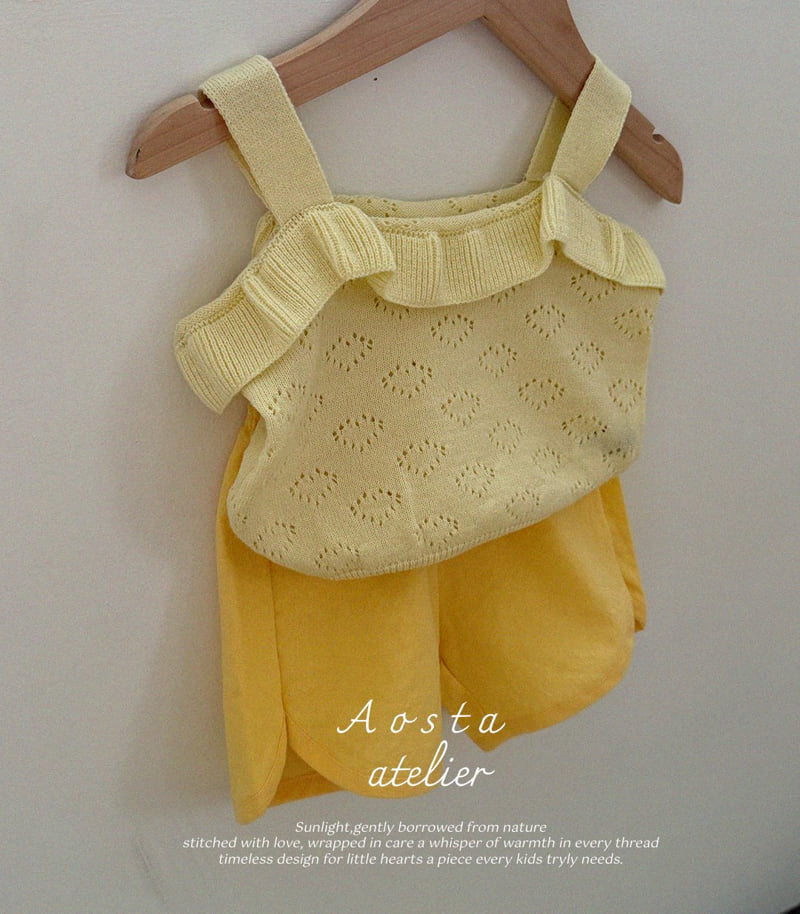 Aosta - Korean Baby Fashion - #babyclothing - Knit Frill Blouse - 9