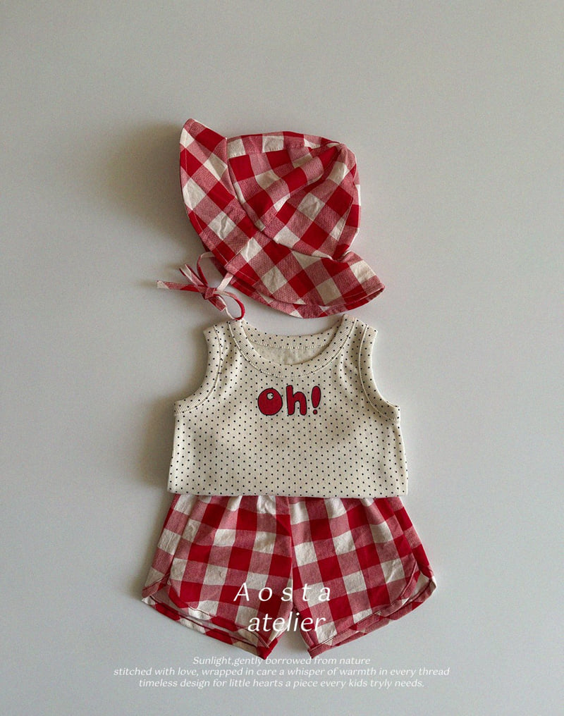 Aosta - Korean Baby Fashion - #babyclothing - Rib Oh Sleeveless - 6