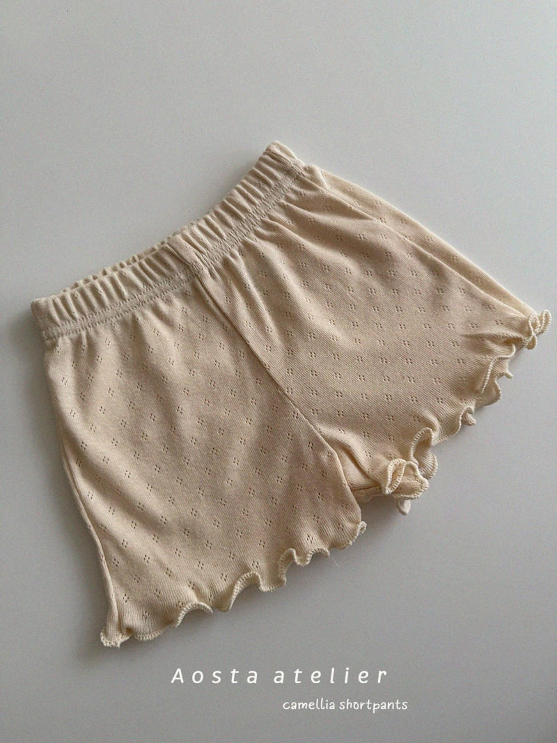 Aosta - Korean Baby Fashion - #babyclothing - Camellia Short Pants - 3