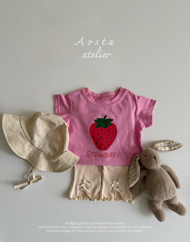 Aosta - Korean Baby Fashion - #babyclothing - Strawberry Tee - 11