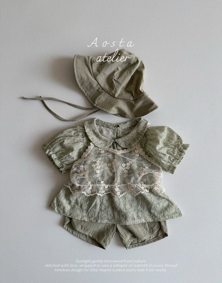Aosta - Korean Baby Fashion - #babyfashion - Collor Blouse - 11