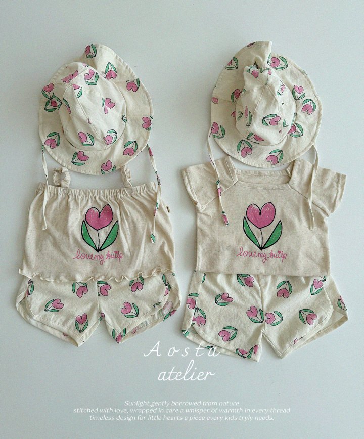 Aosta - Korean Baby Fashion - #babyfashion - Linen Tulip Tee - 6