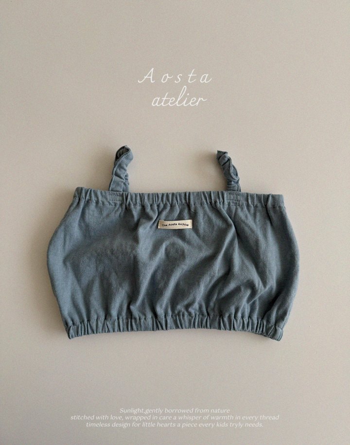 Aosta - Korean Baby Fashion - #babyfashion - Linen Top Blouse - 2