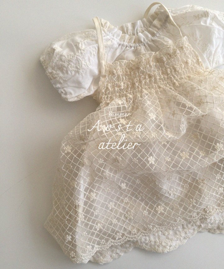 Aosta - Korean Baby Fashion - #babyfashion - Lace Dress - 9