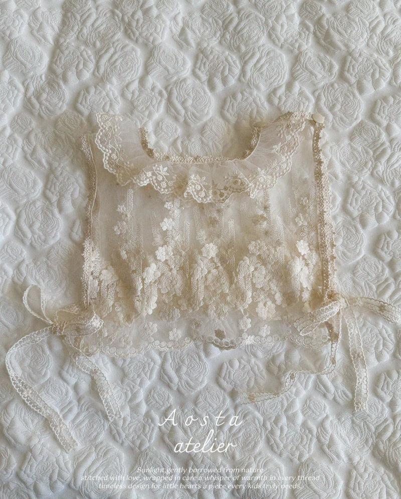 Aosta - Korean Baby Fashion - #babyclothing - Lace Vest - 4