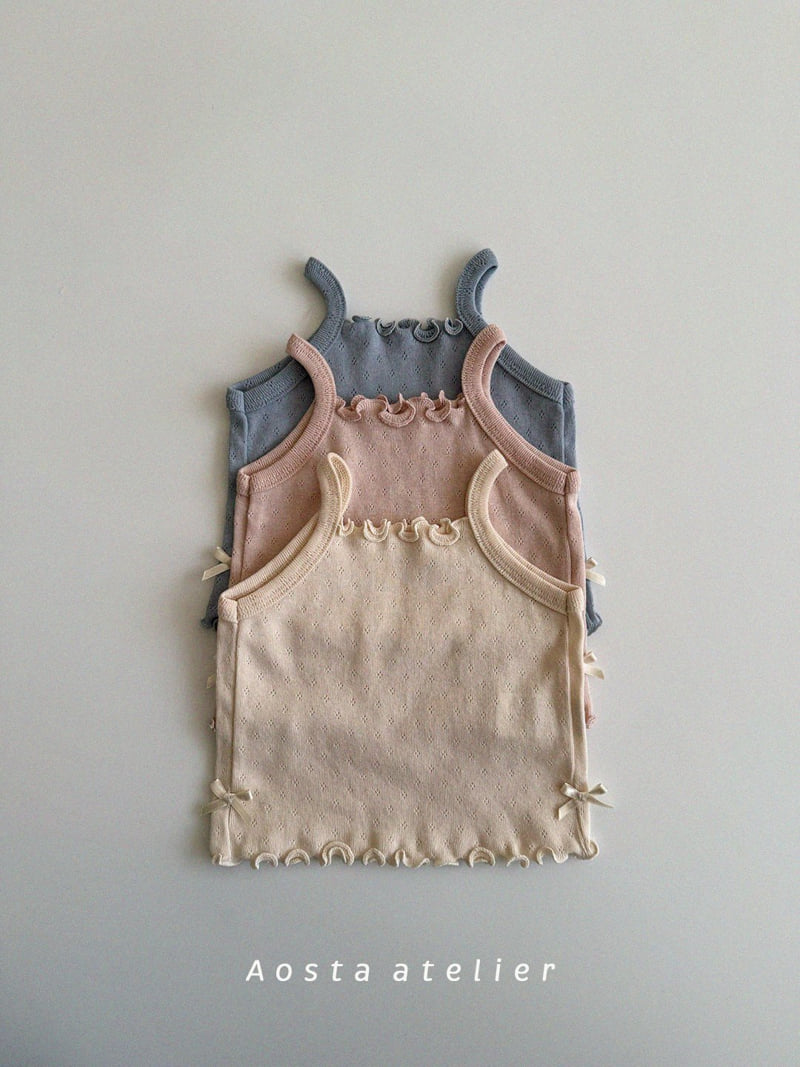 Aosta - Korean Baby Fashion - #babyfashion - Camellia Sleeveless