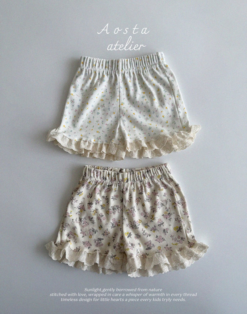 Aosta - Korean Baby Fashion - #babyfashion - Lala Frill Shorts - 2