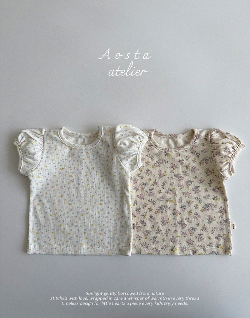 Aosta - Korean Baby Fashion - #babyfashion - Lala Puff Tee