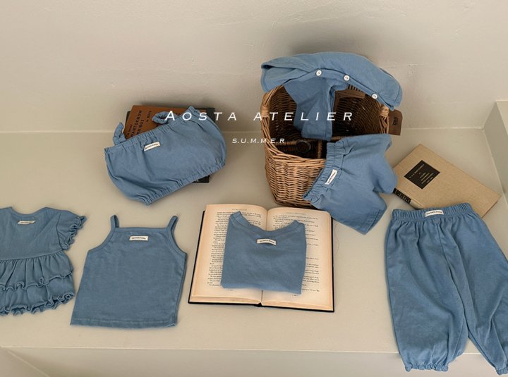Aosta - Korean Baby Fashion - #babyfever - Linen Top Blouse - 3