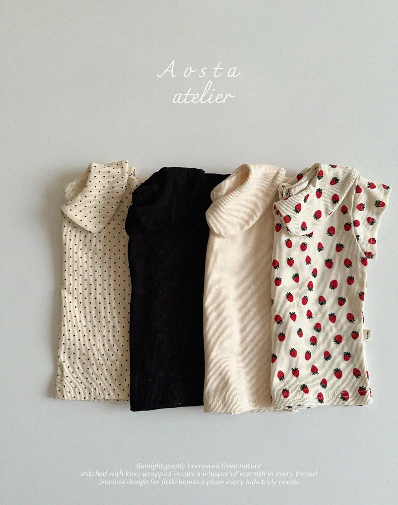 Aosta - Korean Baby Fashion - #babyfever - Rib Collar Tee