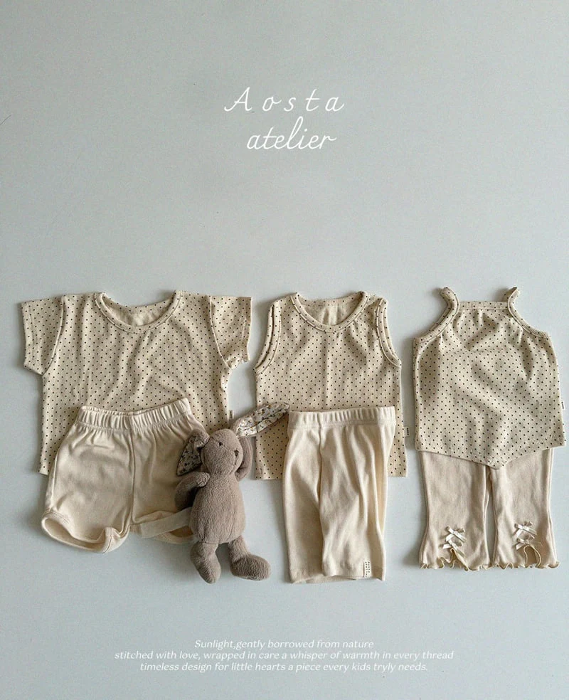 Aosta - Korean Baby Fashion - #babyfever - Rib Sleeveless - 9