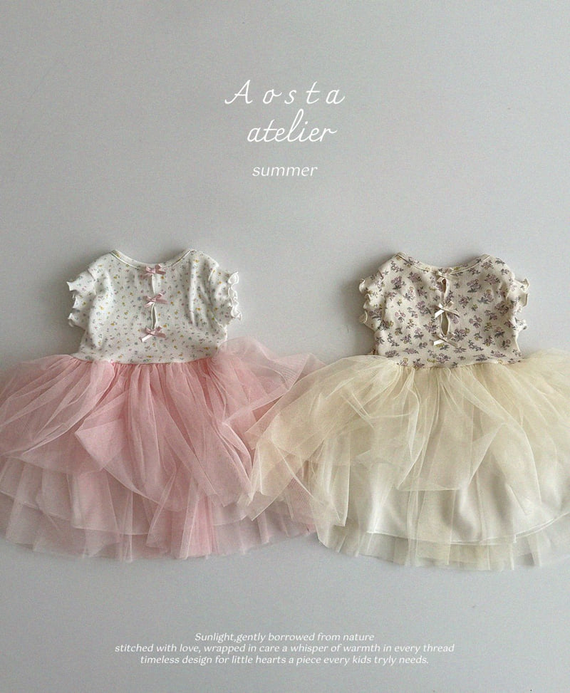 Aosta - Korean Baby Fashion - #babyfever - Lala One-piece
