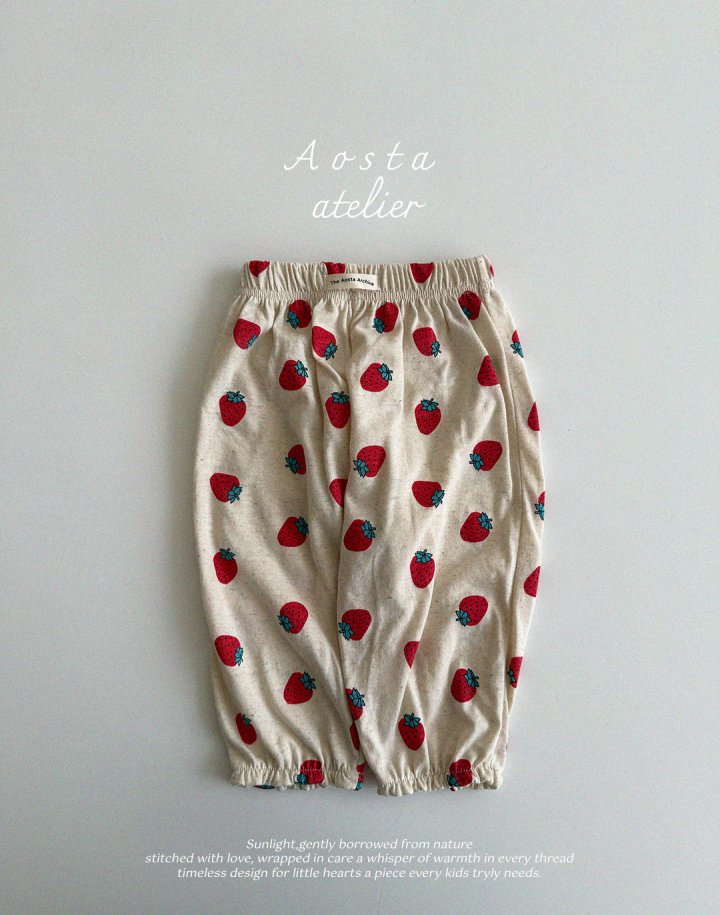 Aosta - Korean Baby Fashion - #babygirlfashion - Linen Pants - 2