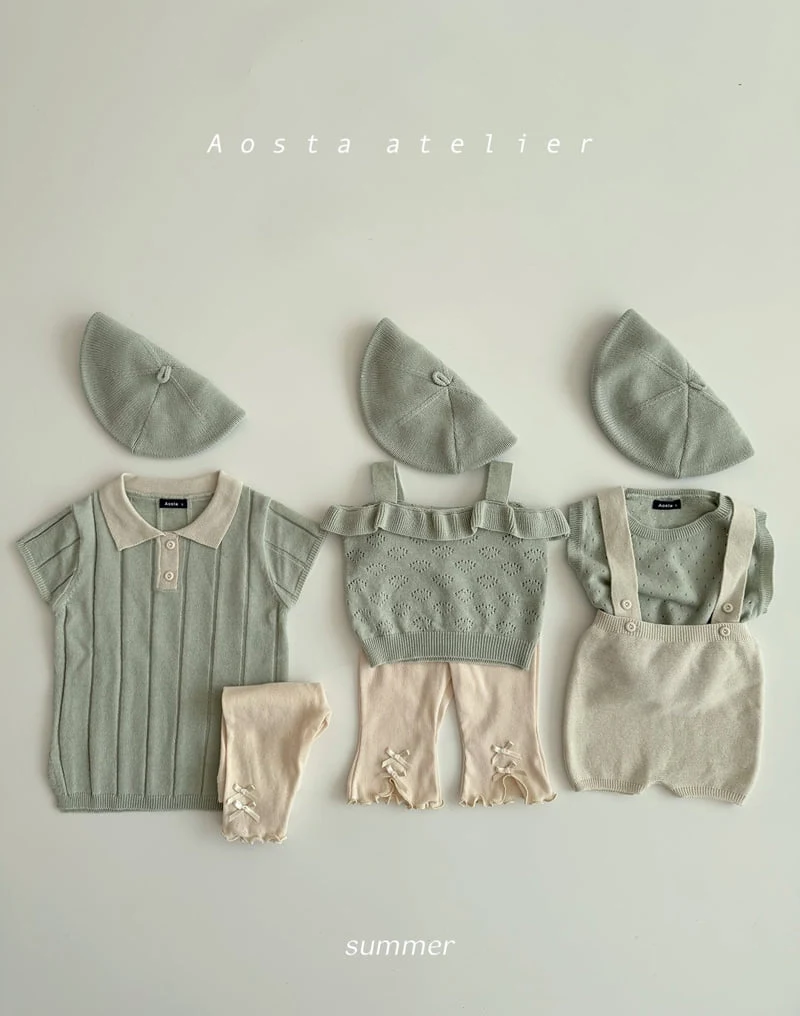 Aosta - Korean Baby Fashion - #babygirlfashion - Knit Frill Blouse - 12