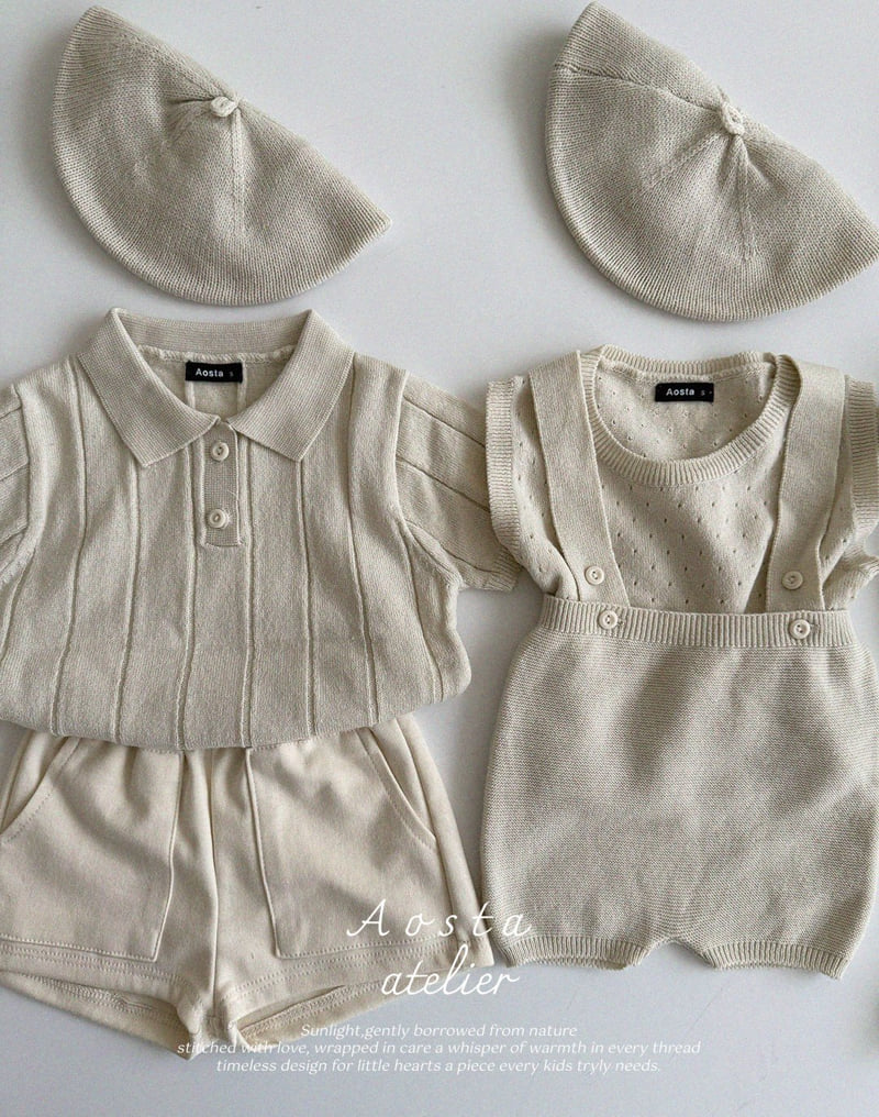 Aosta - Korean Baby Fashion - #babygirlfashion - Knit Manny Tee - 8
